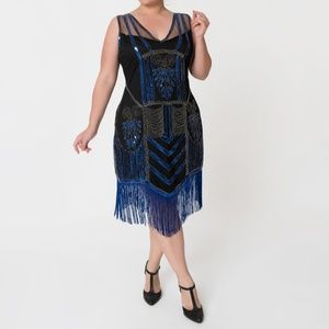 Sequined Flapper Dress
